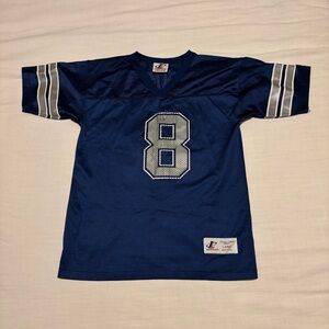 Vintage Kids Logo Athletic Dallas Cowboys Troy Aikman Football Jersey